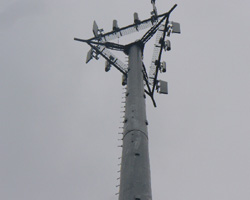 triangle telephone pole